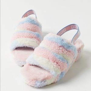 Ugh Fluff Yeah Cali Collage Slide Sandal